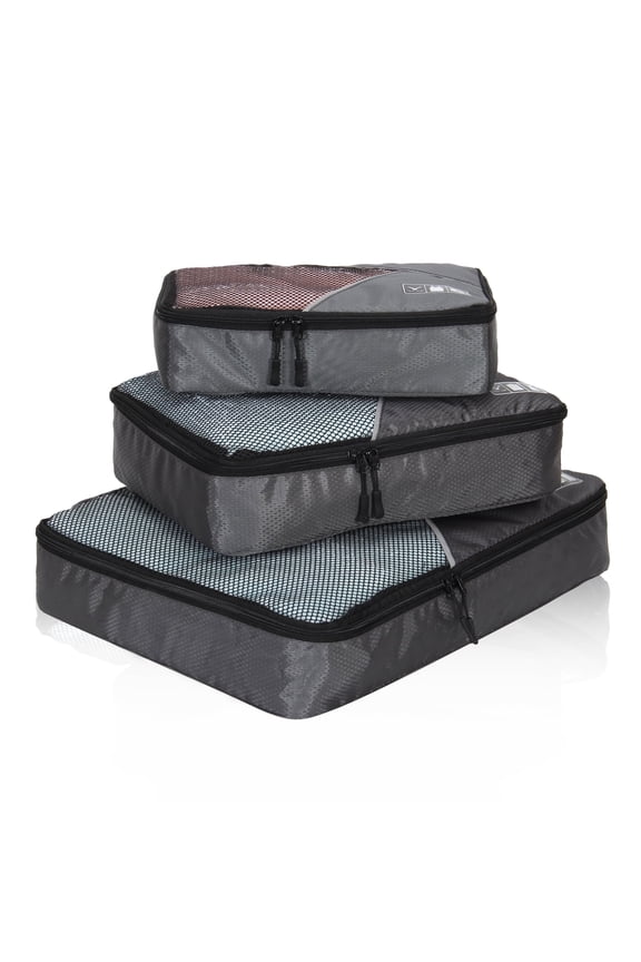 Basic Travel Packing Cube Set (3 pcs) – Hynes Eagle – Gray