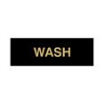 thumbnail image 1 of Basic Wash Sign (Black /Gold) - Small, 1 of 5