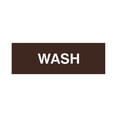 thumbnail image 1 of Basic Wash Sign (Dark Brown) - Small, 1 of 5