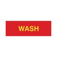 thumbnail image 1 of Basic Wash Sign (Red/Yellow) - Small, 1 of 5