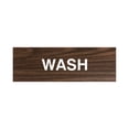 thumbnail image 1 of Basic Wash Sign (Walnut) - Large, 1 of 5