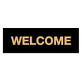 thumbnail image 1 of Basic Welcome Sign (Black Gold) - Medium, 1 of 5