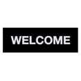 thumbnail image 1 of Basic Welcome Sign (Black / Silver) - Small, 1 of 5
