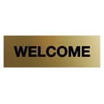 thumbnail image 1 of Basic Welcome Sign (Brushed Gold) - Small, 1 of 5