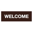 thumbnail image 1 of Basic Welcome Sign (Dark Brown) - Small, 1 of 5
