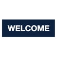thumbnail image 1 of Basic Welcome Sign (Navy Blue / White) - Small, 1 of 5