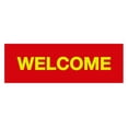 thumbnail image 1 of Basic Welcome Sign (Red/Yellow) - Large, 1 of 5
