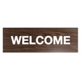 thumbnail image 1 of Basic Welcome Sign (Walnut) - Small, 1 of 5