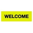 thumbnail image 1 of Basic Welcome Sign (Yellow / Black) - Medium, 1 of 5