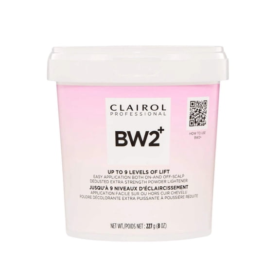 Clairol Professional BW2+ Hair Powder Lightener | Extra-Strength Dust-Free Bleach – Choose Size