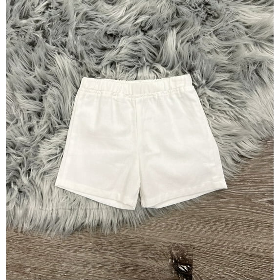 Basic White Shorts