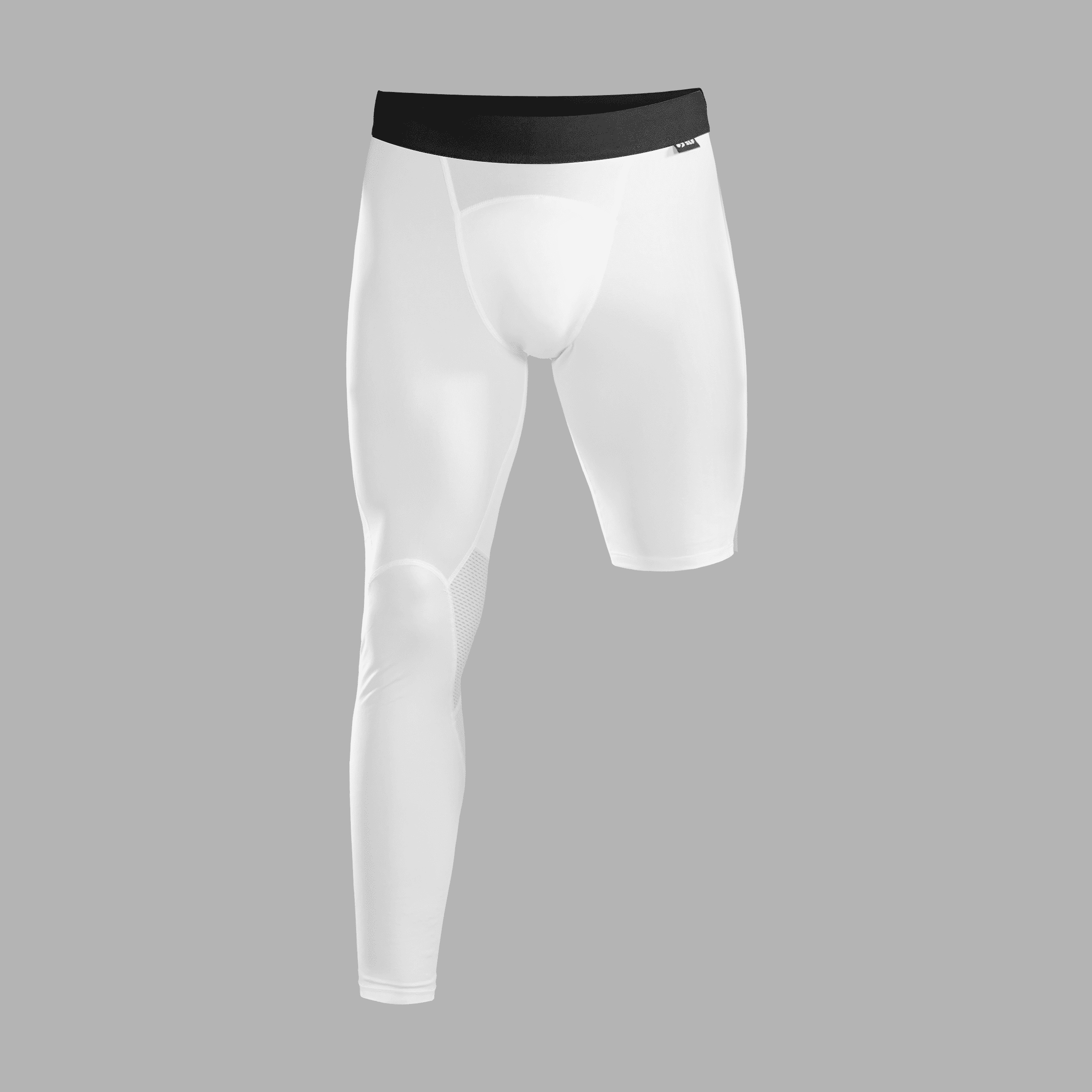 White Single-leg Basketball Tights - Walmart.com