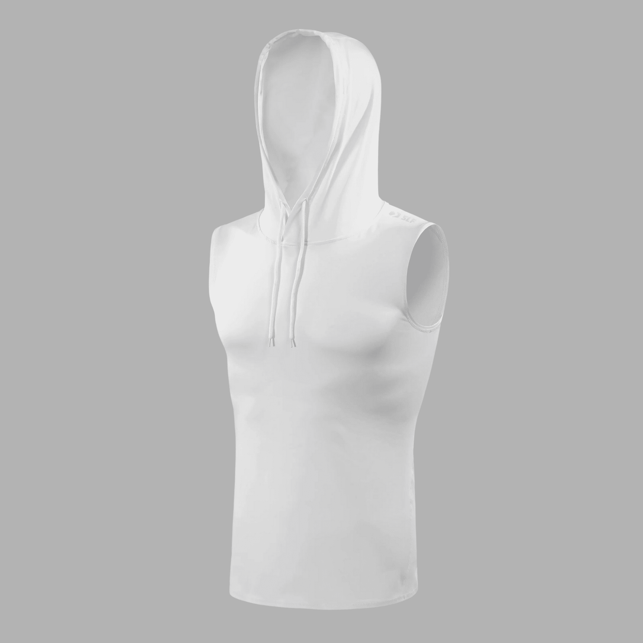 Compression sleeveless hoodie outlet