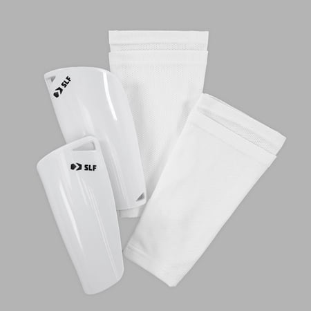 White Soccer Shin Guards