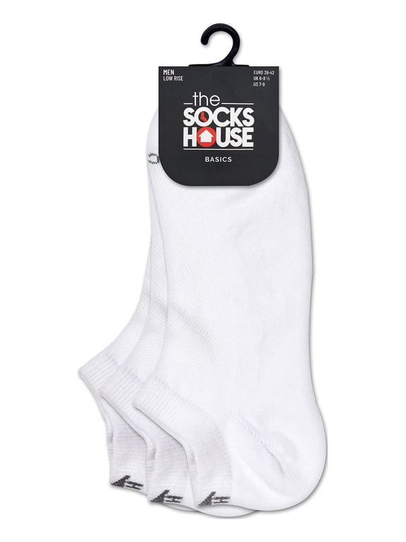 Basic White Trainer Socks with 3 Pairs