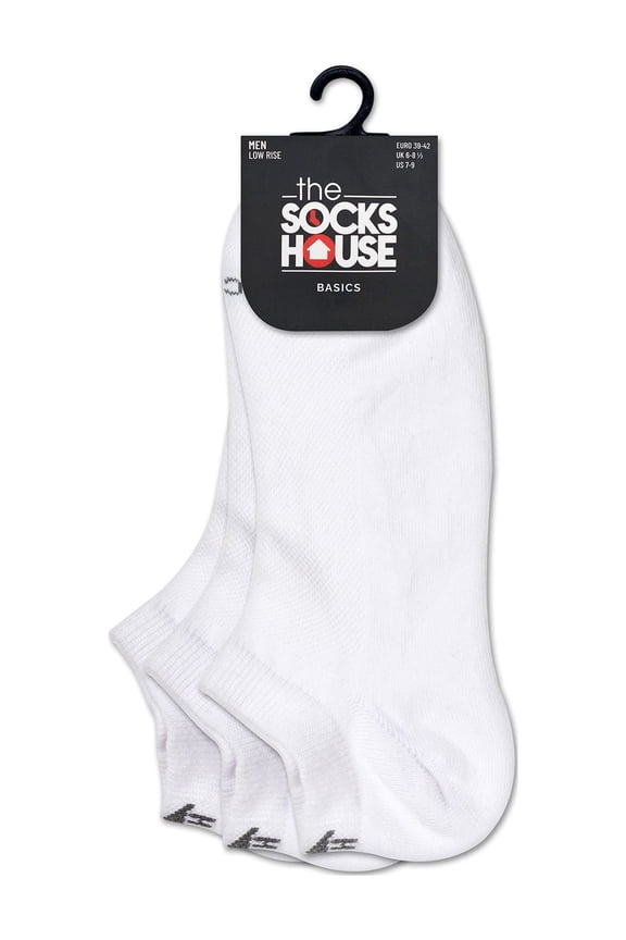 Basic White Trainer Socks with 3 Pairs