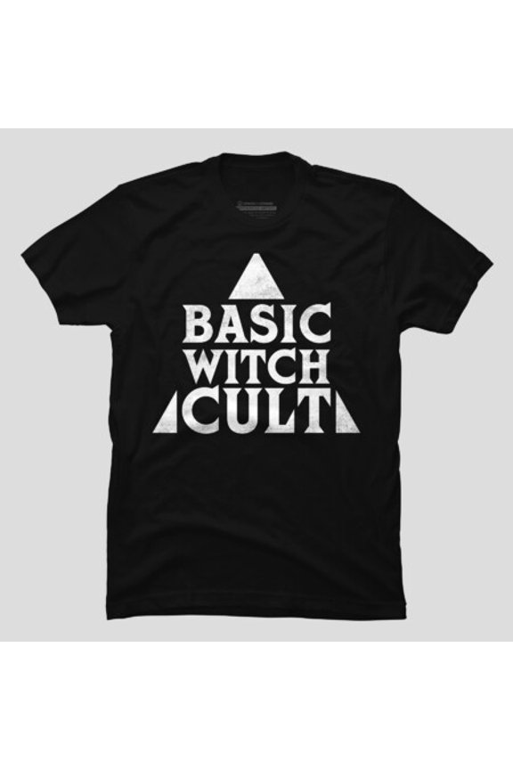 Basic Witch Cult Funny Halloween Coven Graphic T-shirt M2981065, Up to Size 5XL