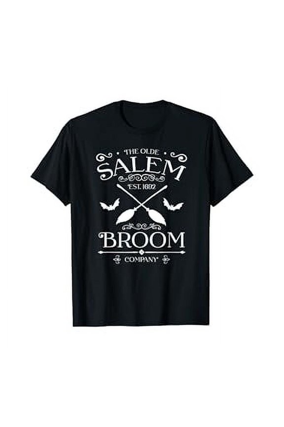 Basic Witch Salem Broom Company Halloween Witches Spell S-5XL T-Shirt