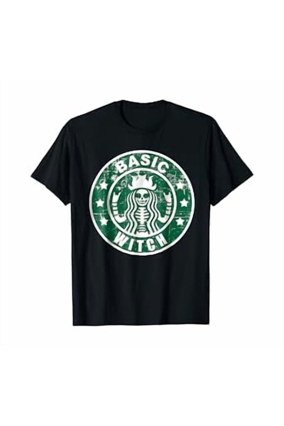 Basic Witch Shirt Tshirt Distressed Gift BLACK Unisex S-5XL Hot Trending Shirt, Vintage Birthday Gift