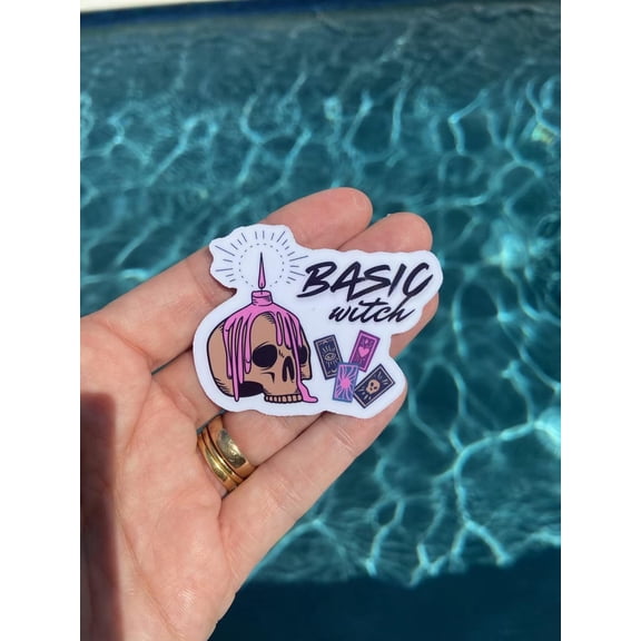 Basic Witch Spooky Magic Sticker