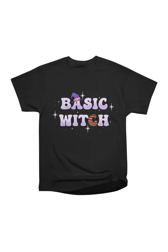 Basic Witch T-Shirt Tee Gift For Him Merch For Her Apparel For Friend