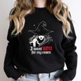 thumbnail image 1 of Basic Witches Horror Creepy Graphic Tee, Funny Halloween SW18985 Unisex Sweatshirt, Up to Size 5XL, 1 of 2