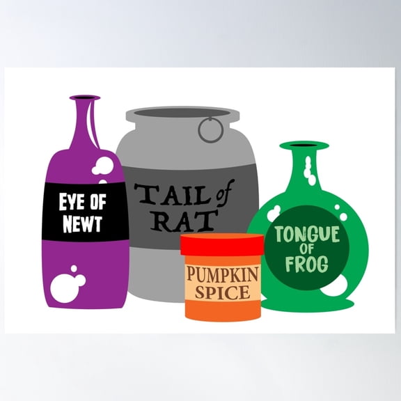 Basic Witches Poster Wall Art, Modern Wall Decor For Living Room Bedroom, 16x24 UNFRAMED