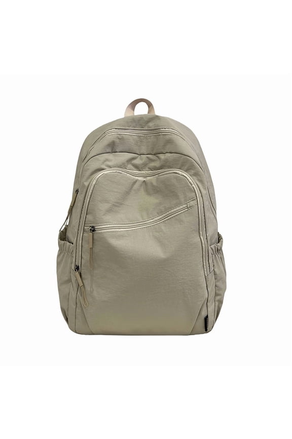 Basic Womens Travel Backpack For College, Fashion Lightweight Bookbag, Men Durable Backpacks with Built-in Organizer
