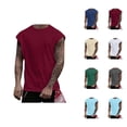 thumbnail image 1 of Basic Workout Tank Tops Men Lightweight Breathable Crewneck Muscle Sleeveless Shirt Athletic Running Gym Tanks, 1 of 7