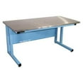 thumbnail image 1 of Basic Workstation Model Cantilever Heavy Duty, Stainless Steel, Light Blue Frame - 72 x 30 x 30 in., 1 of 1