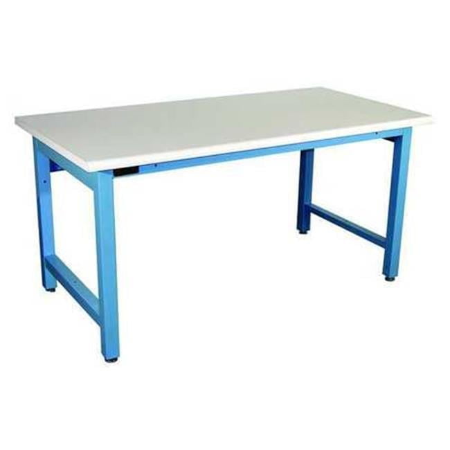 Basic Workstation Model Heavy Duty, White ESD Laminate with 90 deg ...