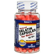 Basics Vitamins Natural Gelatin Capsules, 80 Count
