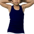 thumbnail image 1 of Basico Girl's Racer Back Tank Top 100% Cotton Sleeveless, 1 of 4