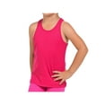 thumbnail image 1 of Basico Girl's Racer Back Tank Top 100% Cotton Sleeveless, 1 of 4