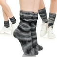 thumbnail image 1 of Basico Lightweight Slouchy socks for women | Black Tie Dye Slouch Socks for Girls | Scrunch Socks | (3PK, Shoe Size 5-9 1/2), 1 of 5