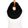 thumbnail image 1 of Basico Unisex Adult Junior Winter Knitted Infinity Circle Loop Scarf Chunky Cable Waffle, 1 of 7