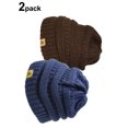 thumbnail image 1 of Basico Unisex Adult Warm Chunky Soft Stretch Cable Knit Beanie Cap Hat, 1 of 3