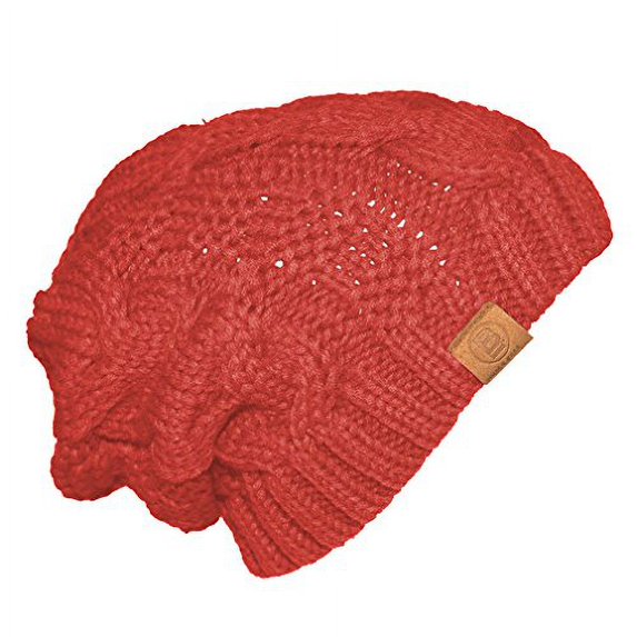 Basico Unisex Adult Winter Knitted Cable Beanie Loose Hat