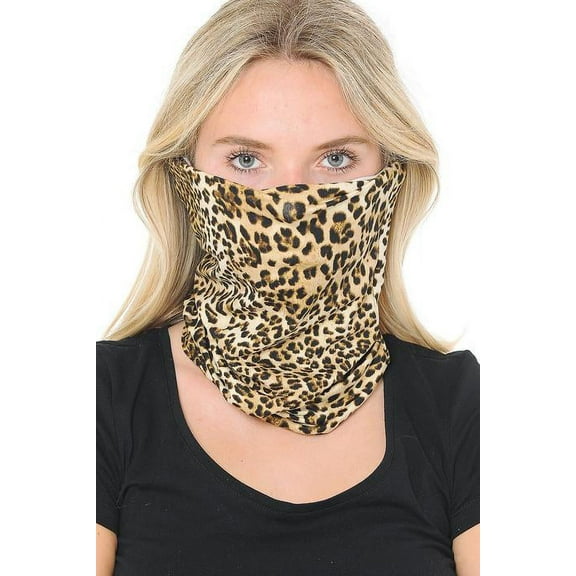 Basico Unisex Bandana Outerwear Tube Face Mask Neck Gaiter Balaclava (Cheetah)