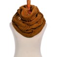 thumbnail image 1 of Basico Winter Infinity Scarf for women Warm Knitted Circle Loop Various Colors Neck Warmer, 1 of 7