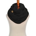 thumbnail image 1 of Basico Winter Infinity Scarf for women Warm Knitted Circle Loop Various Colors Neck Warmer, 1 of 7
