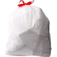 thumbnail image 1 of Basics 13 Gallon Flextra Strength Tall Kitchen Drawstring Trash Bags, Tear Resistant, 10% Post Consumer Recycled, 90 Count, 1 of 4