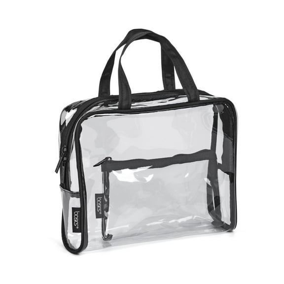 Basics 2- Piece Clear PVC Weekender Set