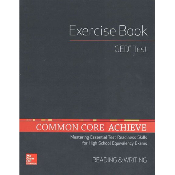 Pre-Owned Basics & Achieve: Common Core Achieve, GED Exercise Book Reading and Writing (Paperback)