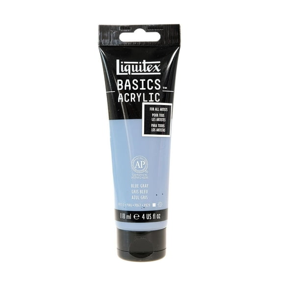 Basics Acrylics Colors blue gray, 4 oz., tube (pack of 3)