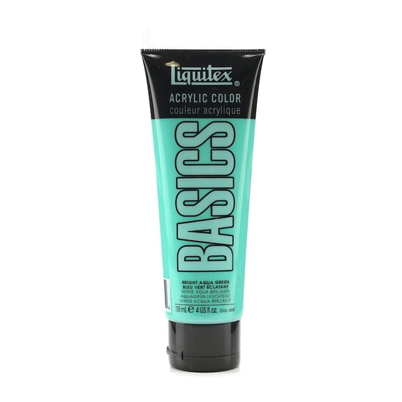 Basics Acrylics Colors bright aqua green, 4 oz., tube (pack of 3)