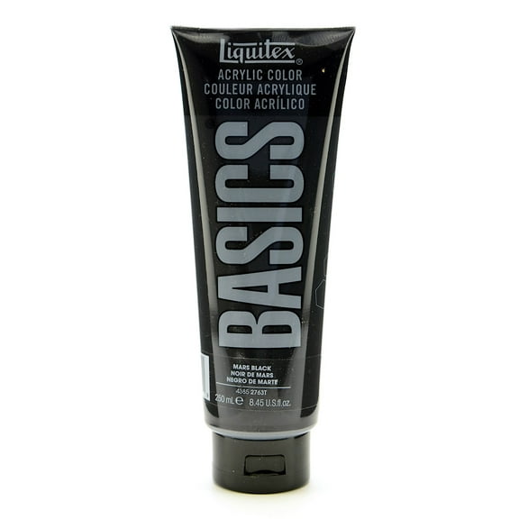 Basics Acrylics Colors mars black, 8.5 oz., tube (pack of 2)