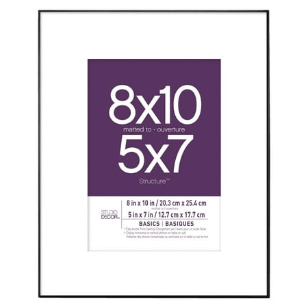 Studio Decor Basics Black Frame with Mat