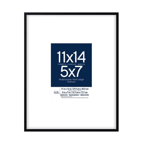 Studio Decor Basics Black Multipurpose Frame With Mat