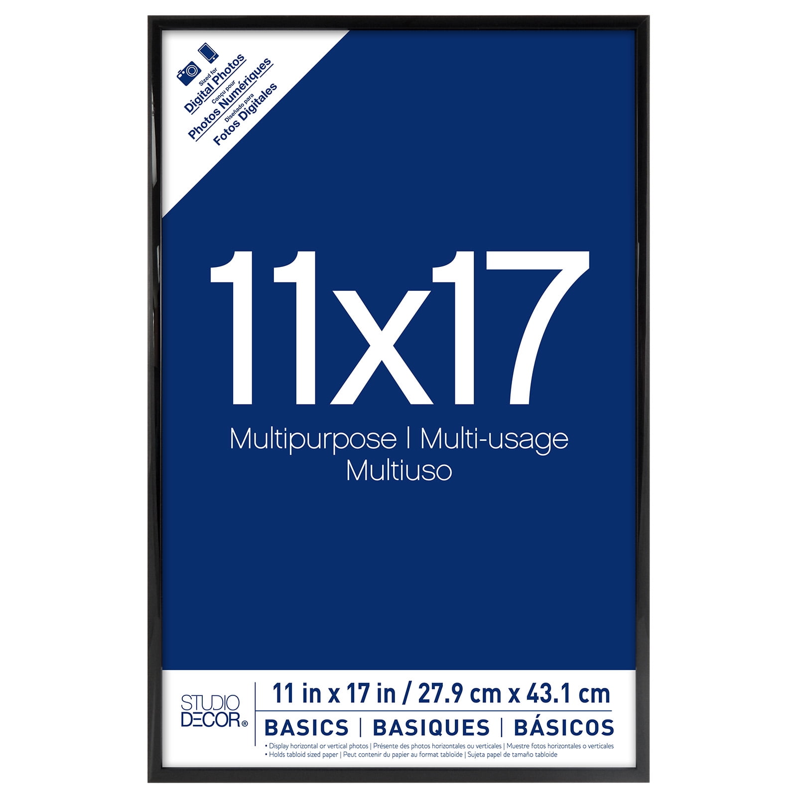 Studio Décor® Basics Black Frame for Picture/Photo Display with